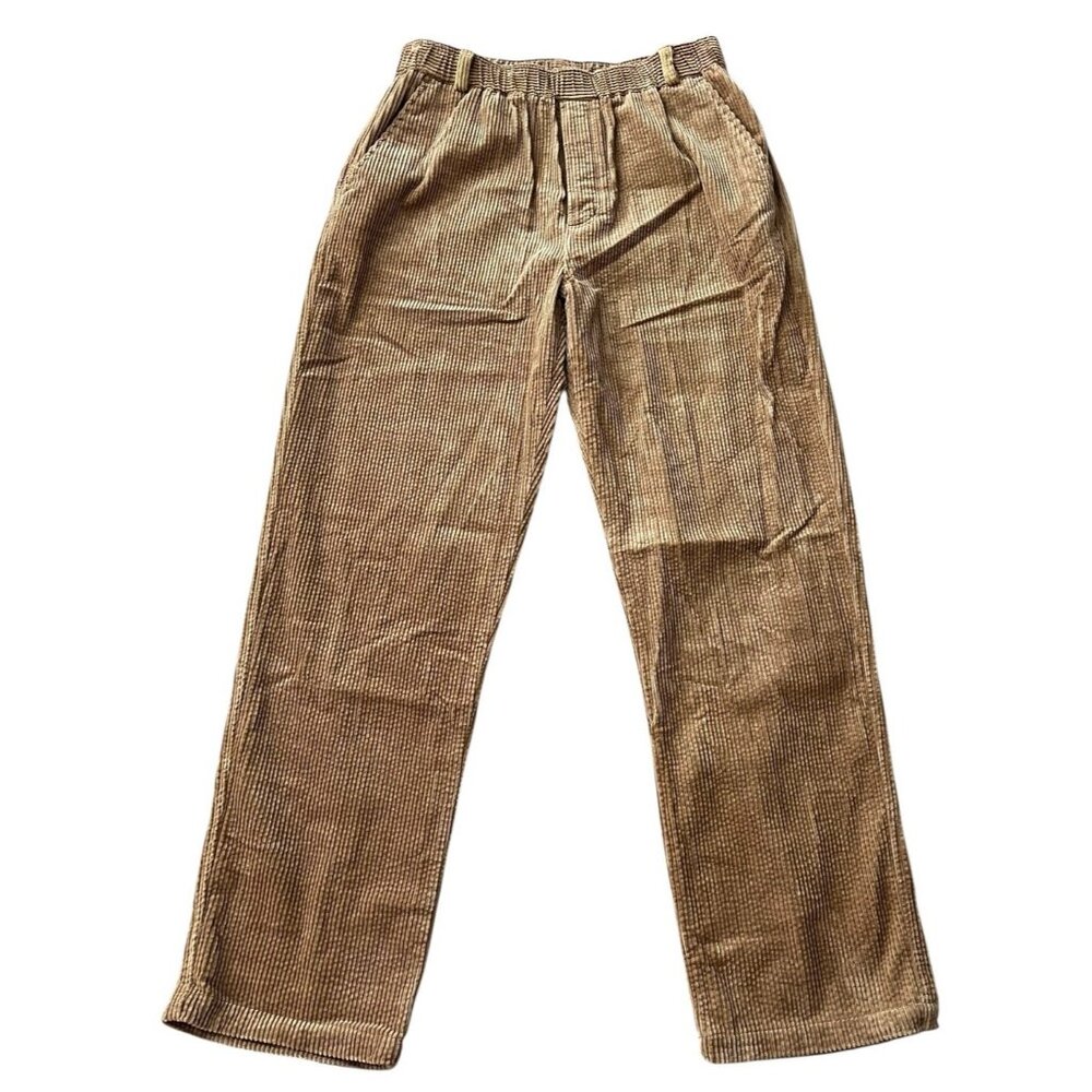 Men's Corduroy Straight-Leg Pants - Tan